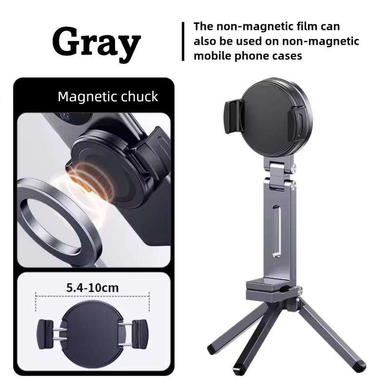 Alloy Magnetic Folding Stand Mobile Phone Travel Magsafe Stand Rotation Customizable