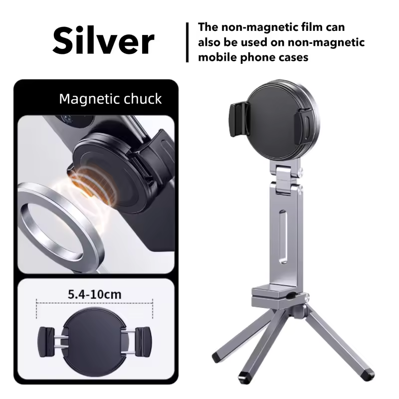 Alloy Magnetic Folding Stand Mobile Phone Travel Magsafe Stand Rotation Customizable