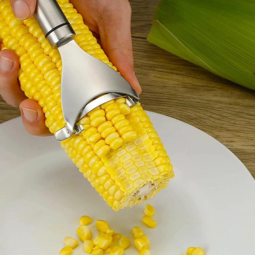 Stainless Steel Corn Peeling Artifact, Manual Corn Thresher, Corn Peeling Knife, Fishing Corn Peeling Kernels