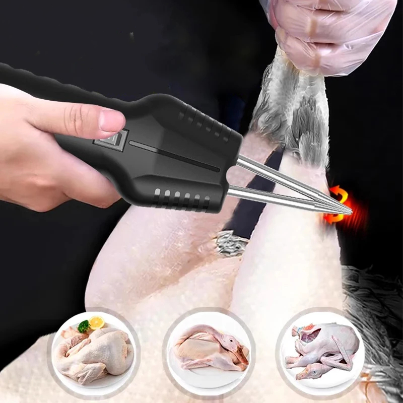 Rechargeable Electric Automatic Poultry Tweezers For Plucking Chicken, Duck, Goose