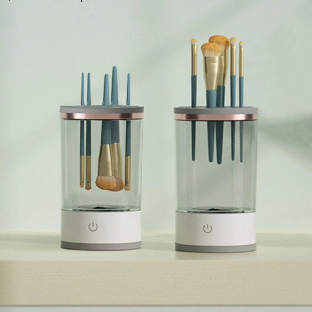 Automatic Makeup Brush Cleaner, Electric Beauty Brush Tool, Cleaning Machine