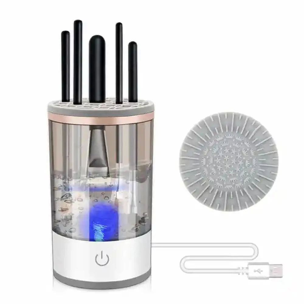 Automatic Makeup Brush Cleaner, Electric Beauty Brush Tool, Cleaning Machine