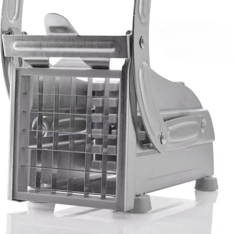 Potato Cutter, Multifunctional Household Stainless Steel, Hand-Pressed French Fry Cutter, Fruit and Vegetable Cutting Kitchen Tool