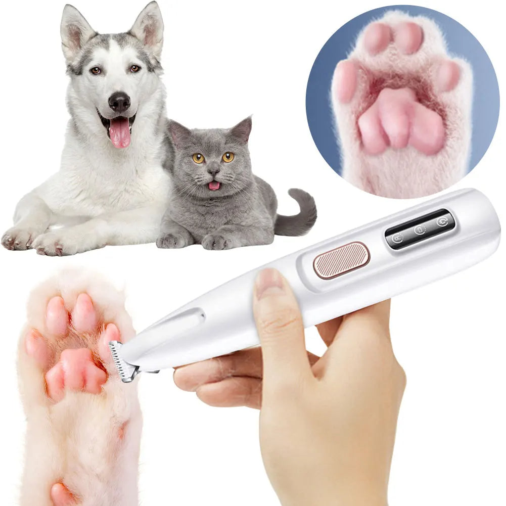 Waterproof Rechargeable Trimmer, Professional Pet Trimmer For Dogs And Cats, Electric Hair Clippers