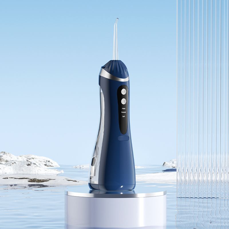 Portable Electric Water Flosser for Orthodontics with Four Nozzles, Suitable for Gum Protection and High Cleaning Power