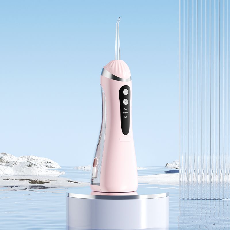 Portable Electric Water Flosser for Orthodontics with Four Nozzles, Suitable for Gum Protection and High Cleaning Power