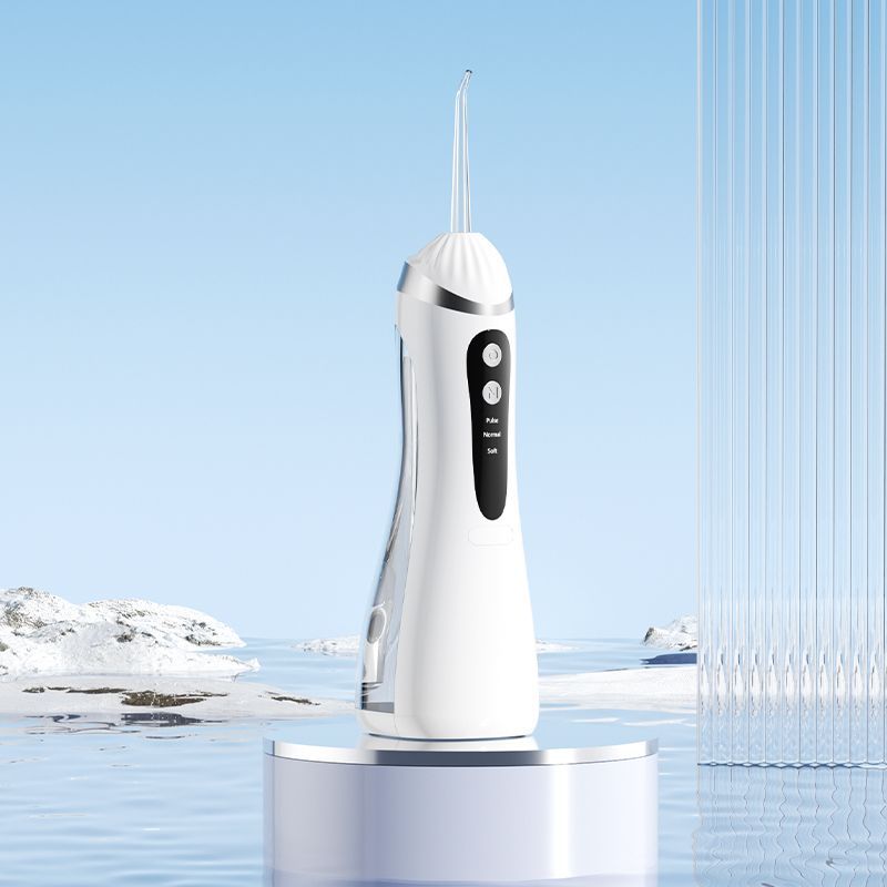 Portable Electric Water Flosser for Orthodontics with Four Nozzles, Suitable for Gum Protection and High Cleaning Power