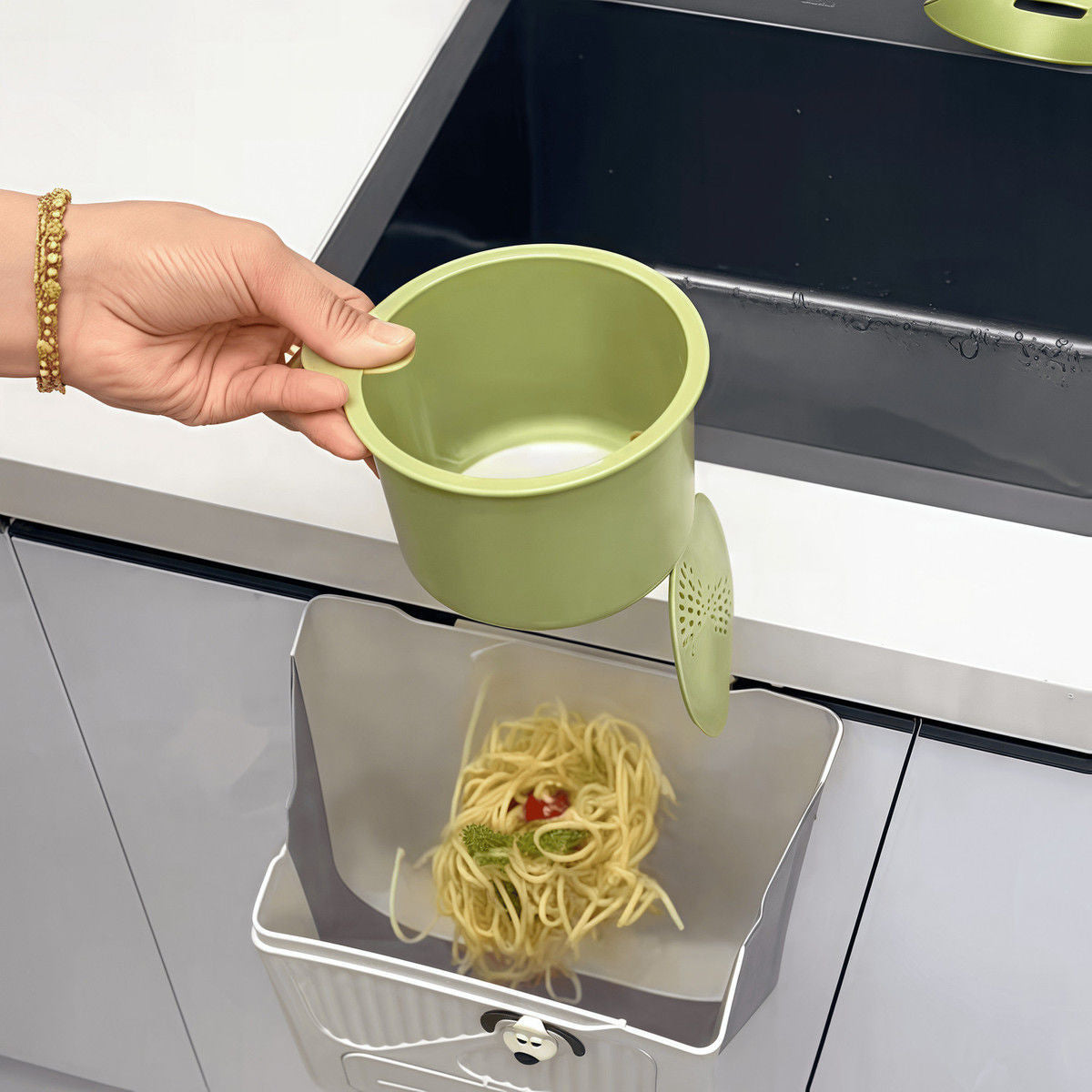 Creative Hanging Kitchen Drain Basket, Deodorizing And Anti-blocking Drain Filter To Filter Residue, Dry And Wet Garbage Drain