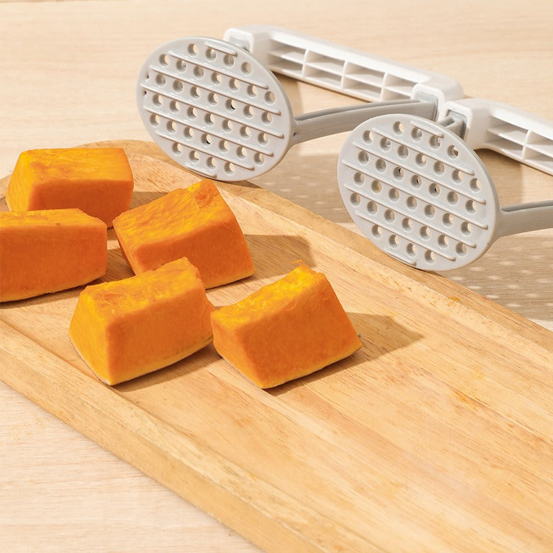Potato Masher, Press Masher, Baby Food Mashed Potato Tool, Household Purple Potato Masher
