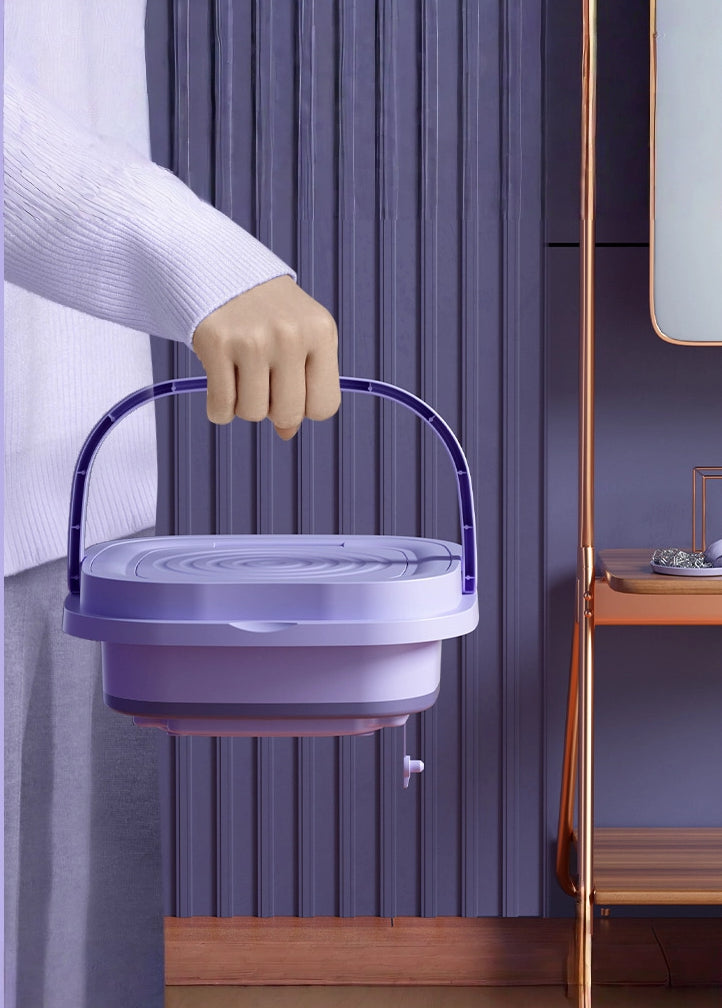Folding Washing Machine, Household Portable Mini Folding Washing Machine, Underwear Washing Machine, Student Dormitory Washing Machine