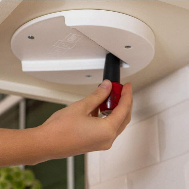 Under-Cabinet Jar & Bottle Opener – Hands-Free Round Can Opener for Kitchen, Table, or Counter Use