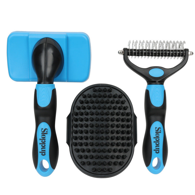 Spot Pet Comb Set, Cat Grooming Pin Comb, Dog Hair Removal and Detangling Comb, Dog Comb, Cat Comb