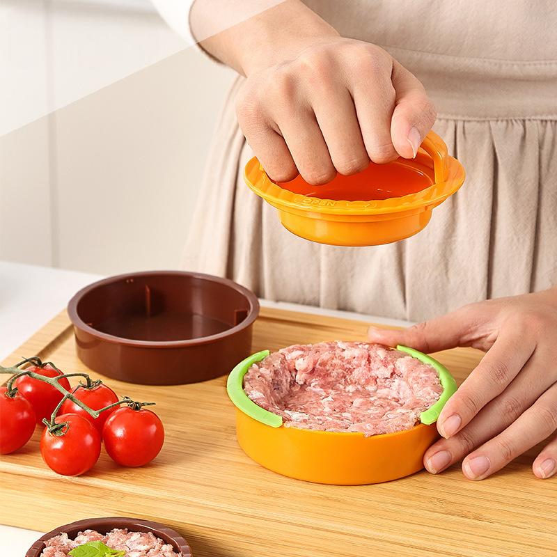 Food Grade PP Hamburger Making Tool, Meat Press, Hamburger Press, Combination Pack