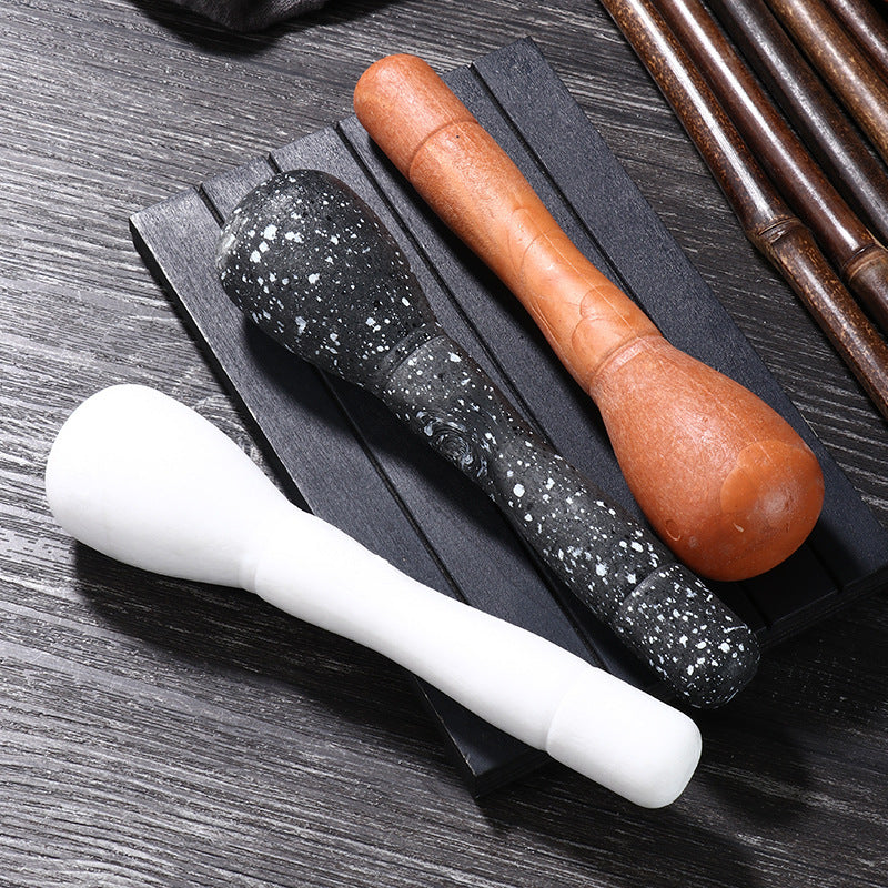 Garlic Press, Garlic Crusher, Douyin Hot-Selling Household Kitchen, Medicinal Materials, Pepper Crushing Mortar and Pestle, Garlic Crushing Pot, Medicine Crushing