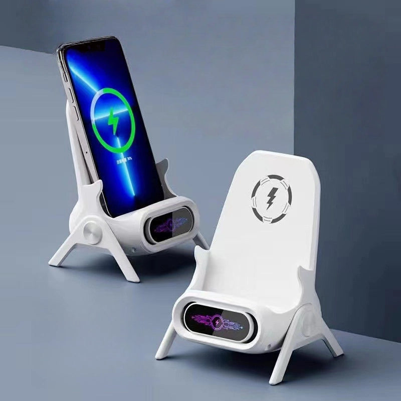 Dual Function, Wireless Charging Or Direct Charging Via Phone Port, Lazy Small Chair Stand, Desktop Horizontal And Vertical, Chasing Drama, Amplification