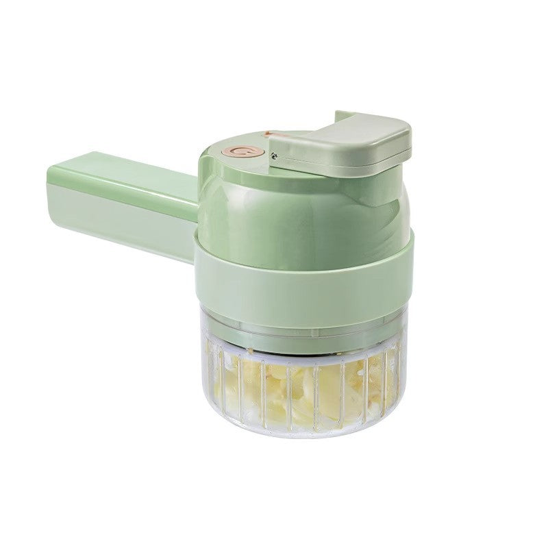 Electric Multifunctional Handheld Food Processor, Garlic Pounding, Minced Meat, Slicing, Cooking Food Supplement