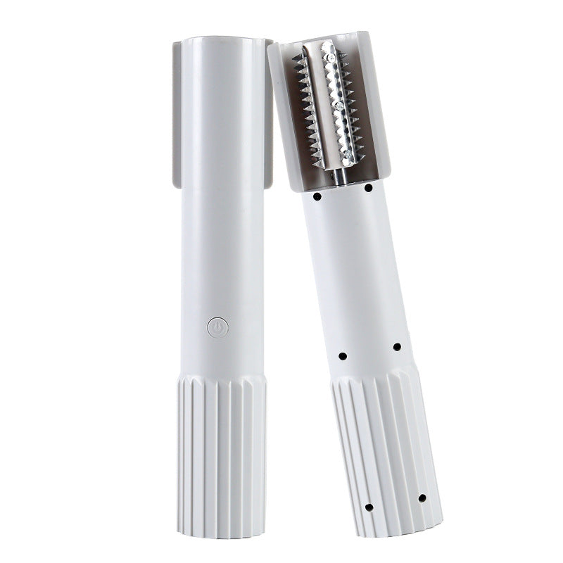 Household Electric Fish Scale Artifact, Handheld Rechargeable, Fully Automatic, Stainless Steel Knife Head, Fish Scale Remover