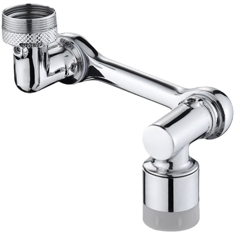 Wash Basin Universal Faucet, Mechanical Arm Can Rotate, Bathroom Wash Extended Water Nozzle Splash-proof Mouthwash