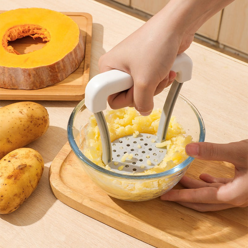 Potato Masher, Press Masher, Baby Food Mashed Potato Tool, Household Purple Potato Masher