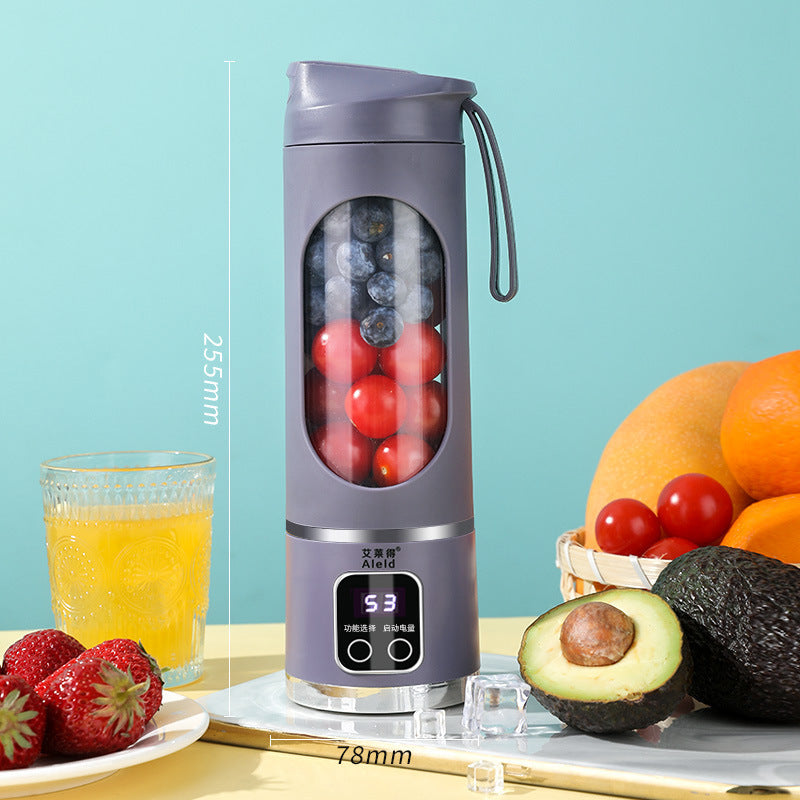 Rechargeable Portable Juicer, Household Crushed Ice Juice Cup, Outdoor Accompanying Cup