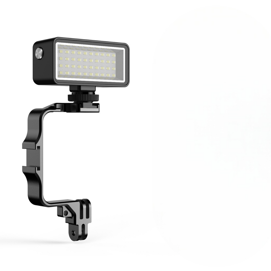 Waterproof fill light sports camera fill light bracket vlog camera fill light gopro diving light mini LED
