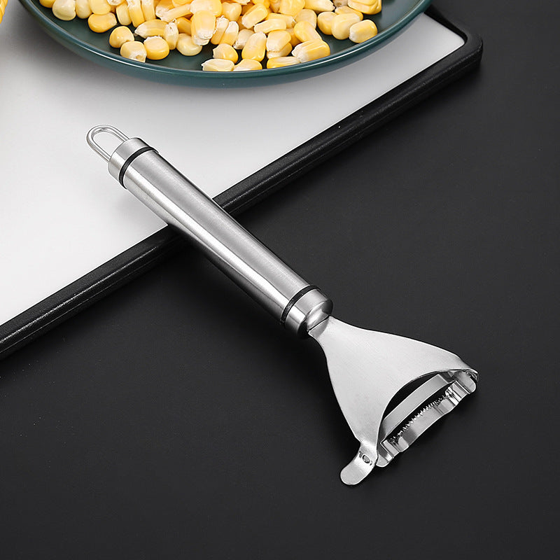 Stainless Steel Corn Peeling Artifact, Manual Corn Thresher, Corn Peeling Knife, Fishing Corn Peeling Kernels