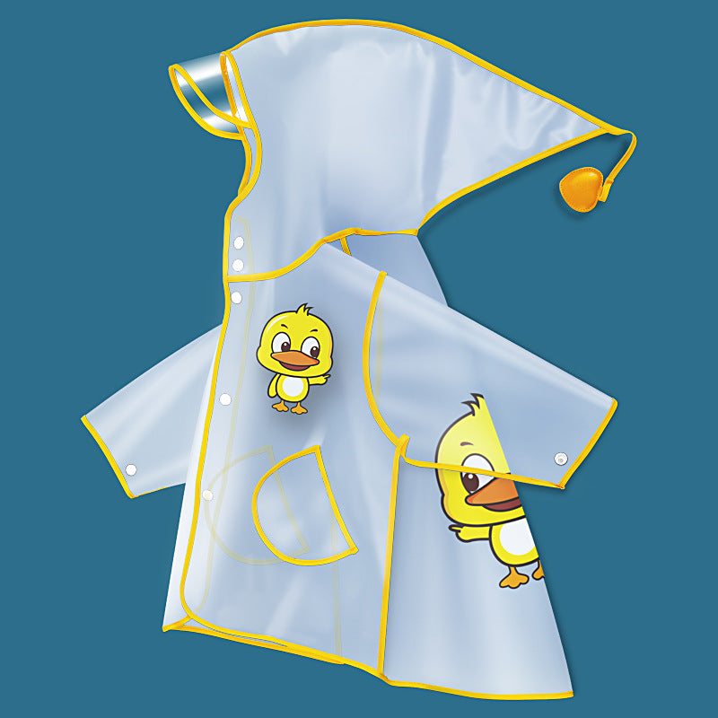 Children's Raincoat, Boys And Girls, Primary School Students, Full-Body, Children, Kindergarten, Cartoon, Cute Dinosaur, Baby Raincoat