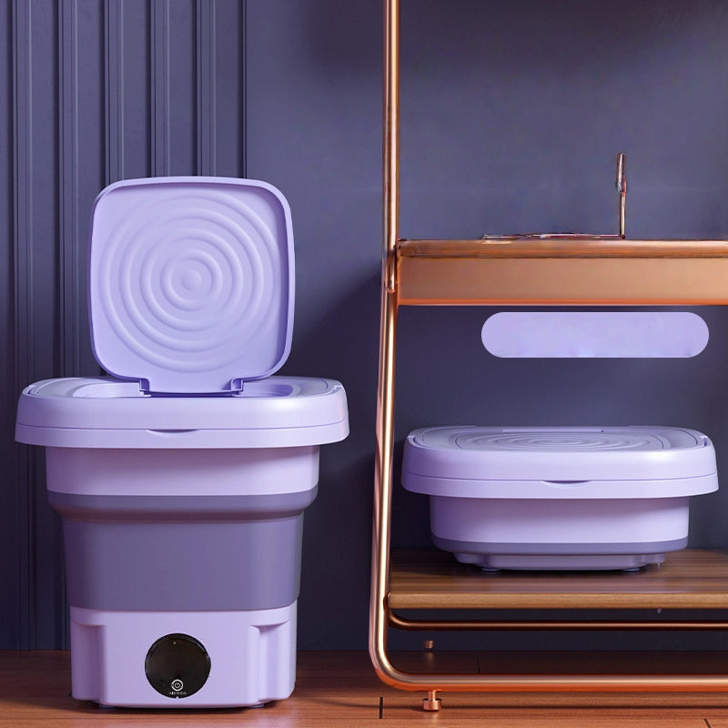 Folding Washing Machine, Household Portable Mini Folding Washing Machine, Underwear Washing Machine, Student Dormitory Washing Machine