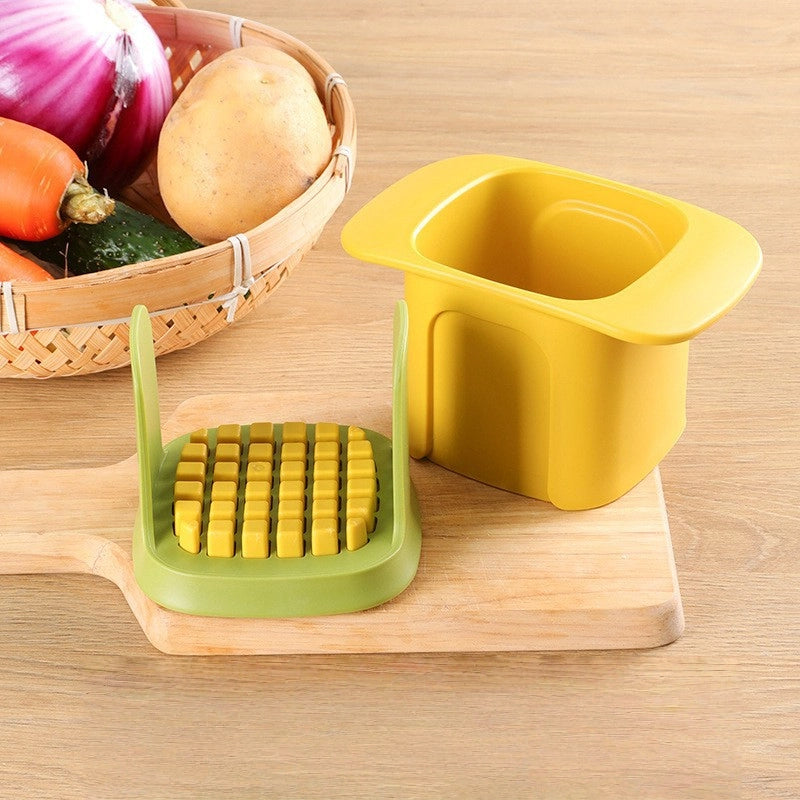 French Fries And Potato Cutter, Household Multifunctional Vegetable And Fruit Dicing Tool
