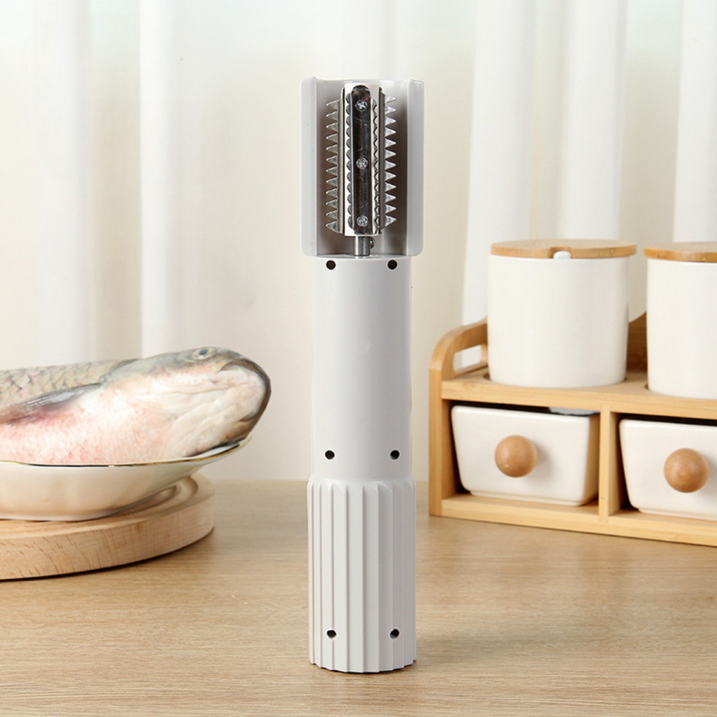 Household Electric Fish Scale Artifact, Handheld Rechargeable, Fully Automatic, Stainless Steel Knife Head, Fish Scale Remover