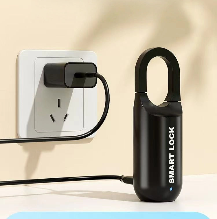 Luggage Fingerprint Padlock, Dormitory Cabinet, Furniture Lock, Suitcase, Backpack Lock, Charging, Ultra-Long Standby, Smart Lock