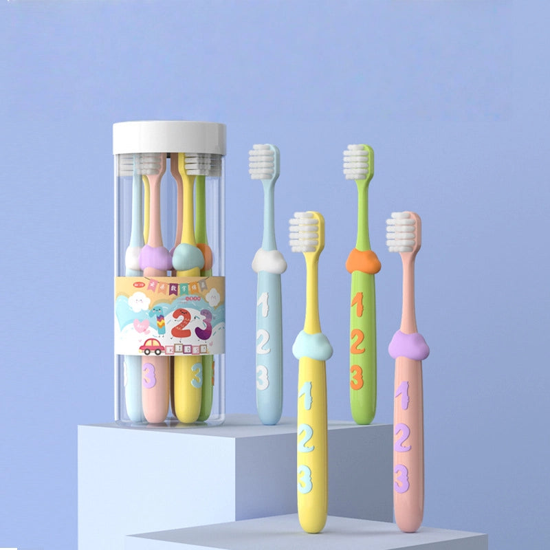 Kids Toothbrush With Soft Bristles & Cute Digital Handle – Gentle Oral Care for Children – Baby, Toddler & Child Tooth Brush