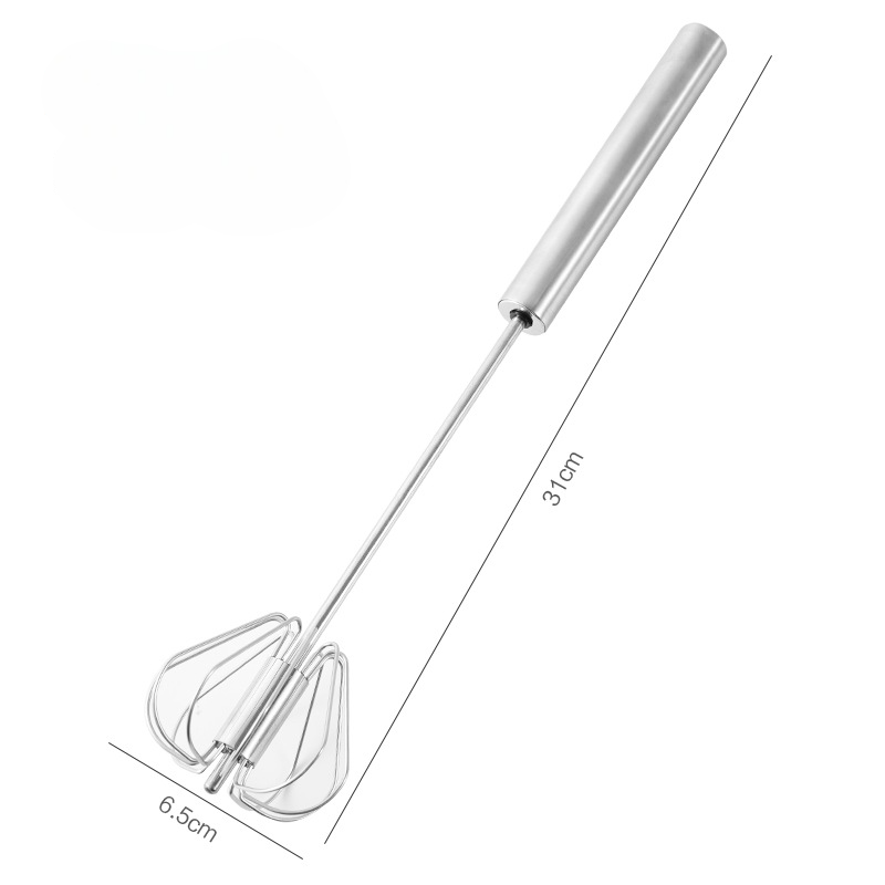 Semi-Automatic Egg Beater, Stainless Steel Rotary Cream, Manual Egg Beater, Baking Tools
