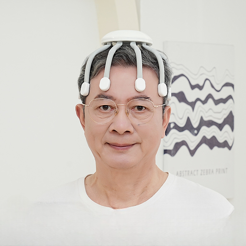 Bluetooth Music Head Massager, Octopus Massager, Multi-Dimensional Relaxation, Scalp Relaxation, Dredging Massage