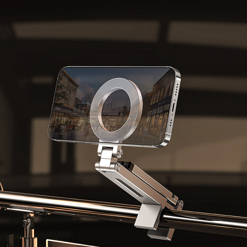 Alloy Magnetic Folding Stand Mobile Phone Travel Magsafe Stand Rotation Customizable