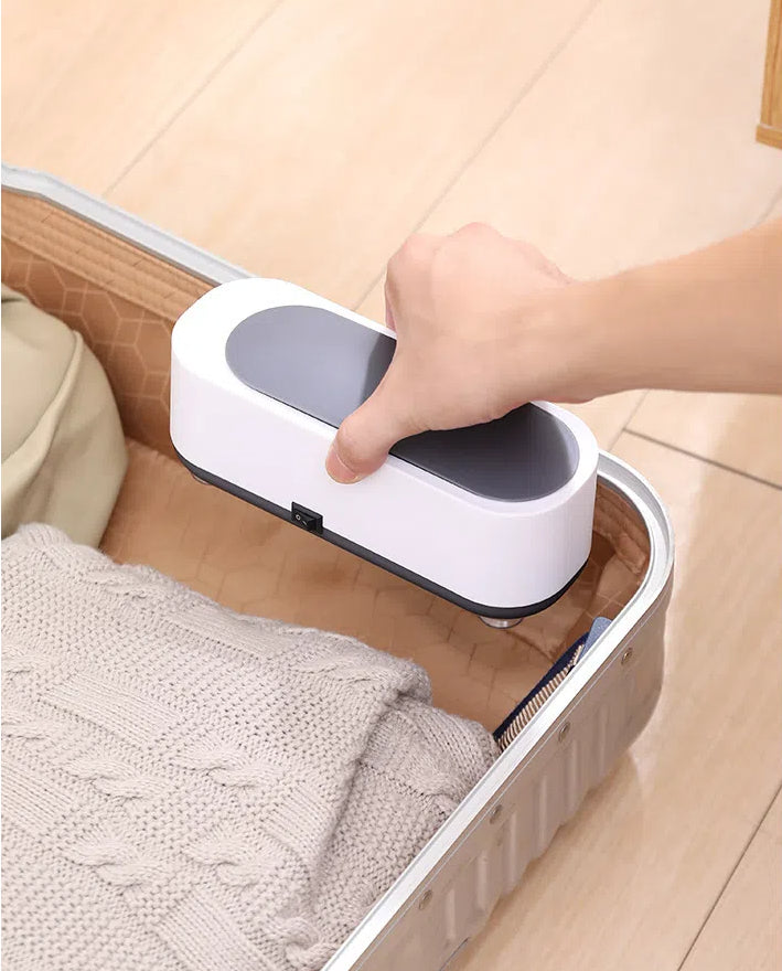Mini Ultrasonic Contact Lens Cleaner – Portable Cleaning Machine for Braces, Jewelry, and Oil Stains – Home Vibration Cleaning Device