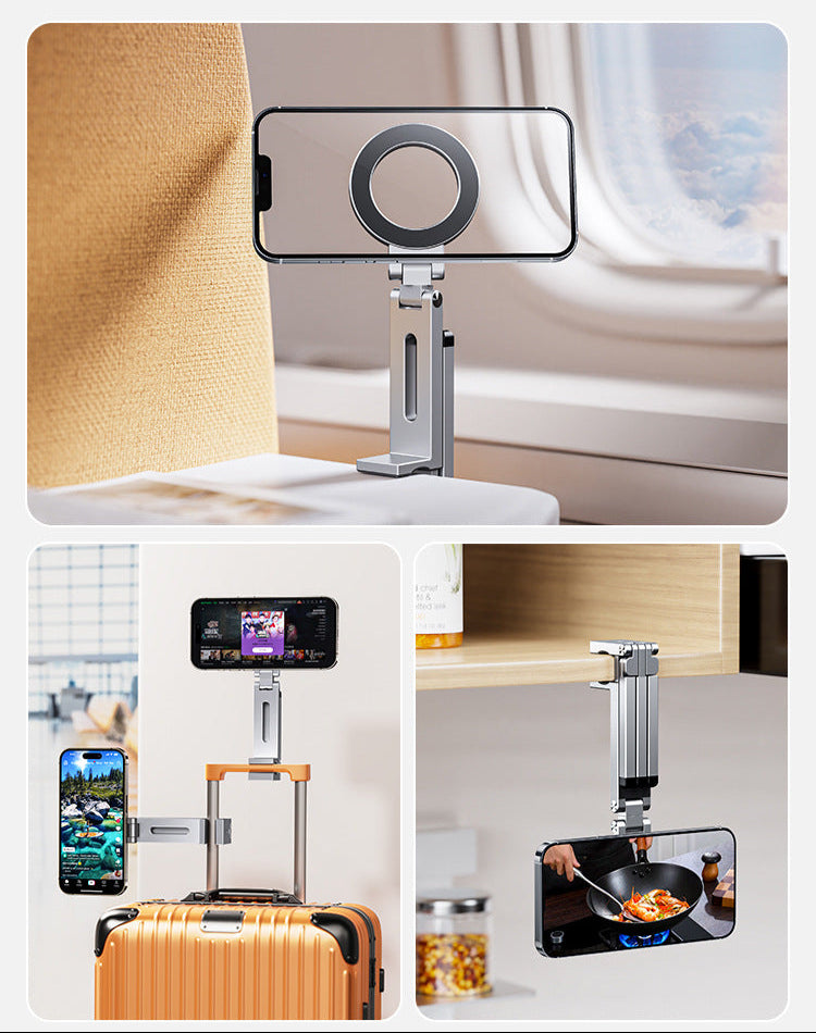 Alloy Magnetic Folding Stand Mobile Phone Travel Magsafe Stand Rotation Customizable
