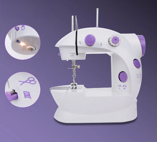 Portable Mini Sewing Machine,Handheld Electric Household Stitch Tool, Fully Automatic Multi-Function Micro Desktop Electric Sewing Machine