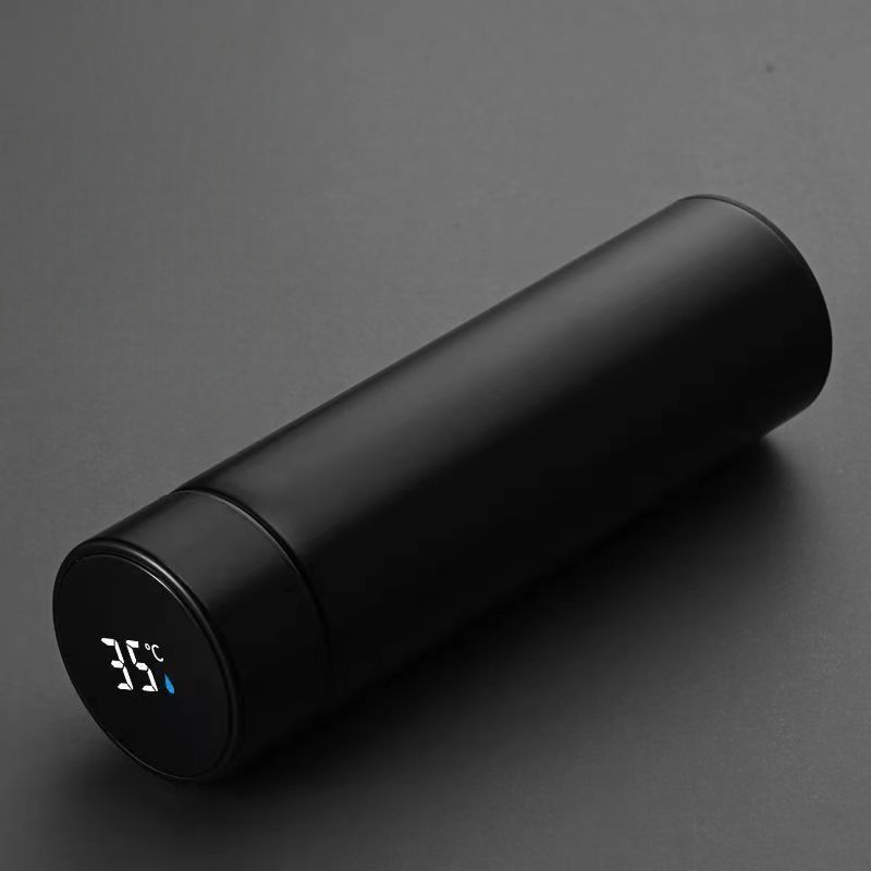 Smart digital display thermos cup, stainless steel, large capacity, tea cup, business thermos cup
