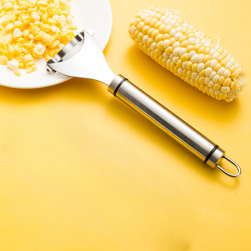 Stainless Steel Corn Peeling Artifact, Manual Corn Thresher, Corn Peeling Knife, Fishing Corn Peeling Kernels