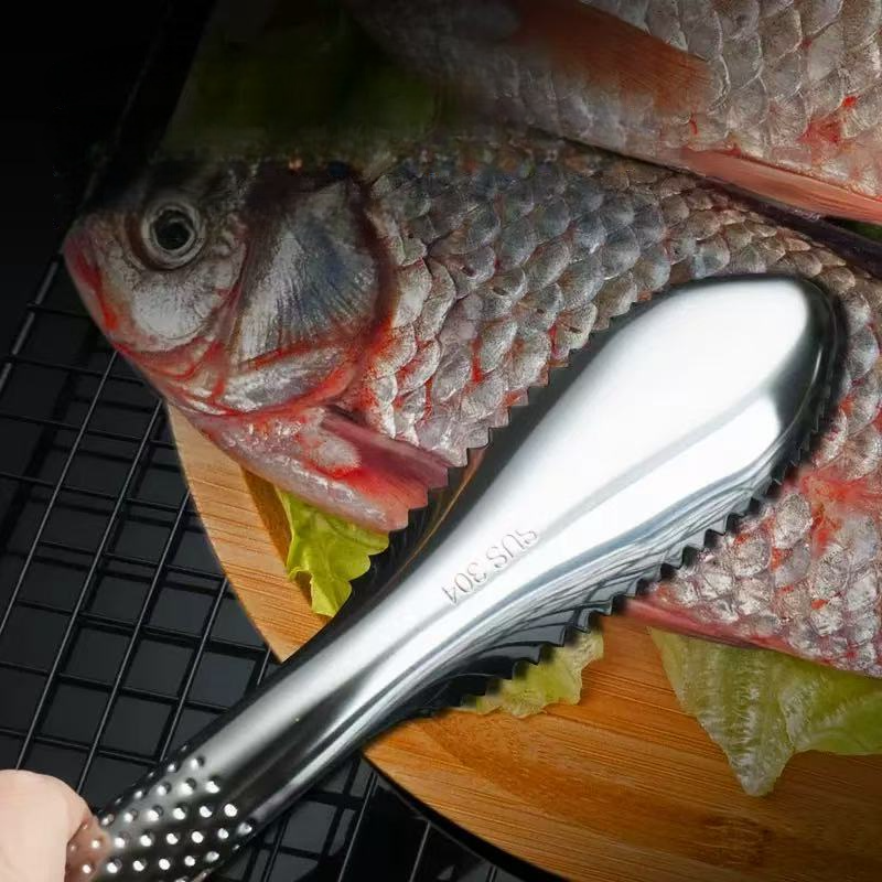 Stainless Steel Fish Scale Scraper, Fish Scale Scraper, Household Kitchen Gadgets, Manual Fish Killing Tool