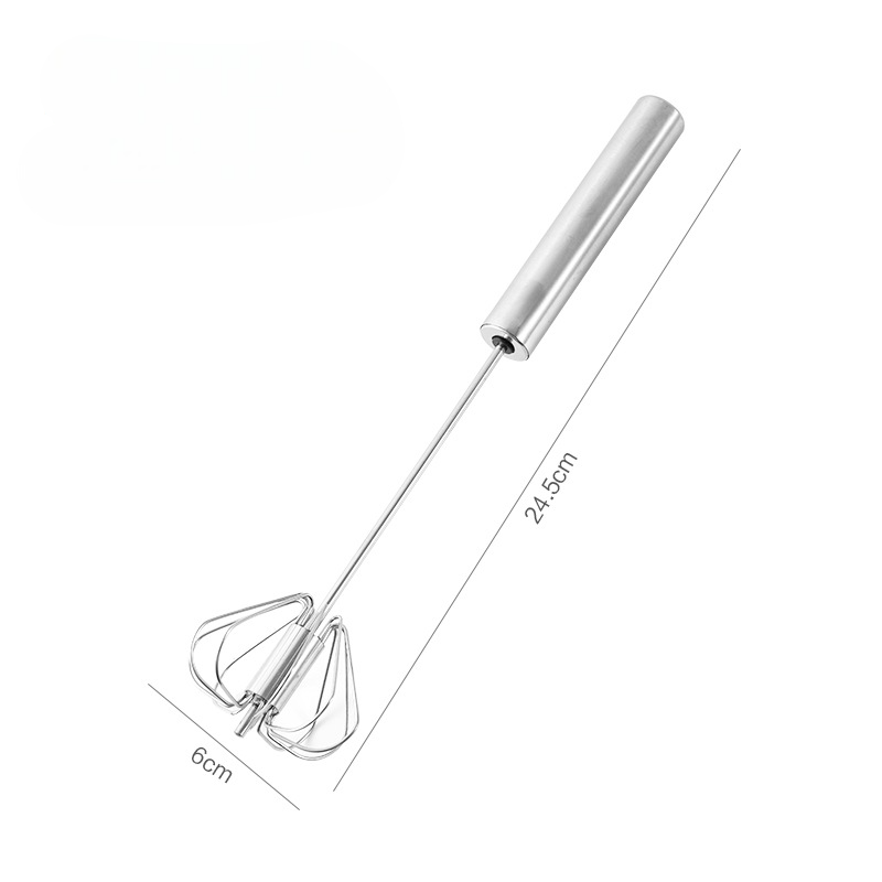 Semi-Automatic Egg Beater, Stainless Steel Rotary Cream, Manual Egg Beater, Baking Tools