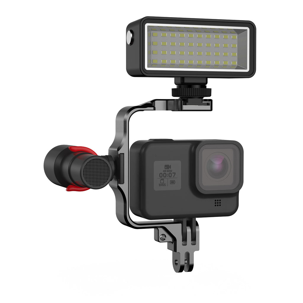 Waterproof fill light sports camera fill light bracket vlog camera fill light gopro diving light mini LED
