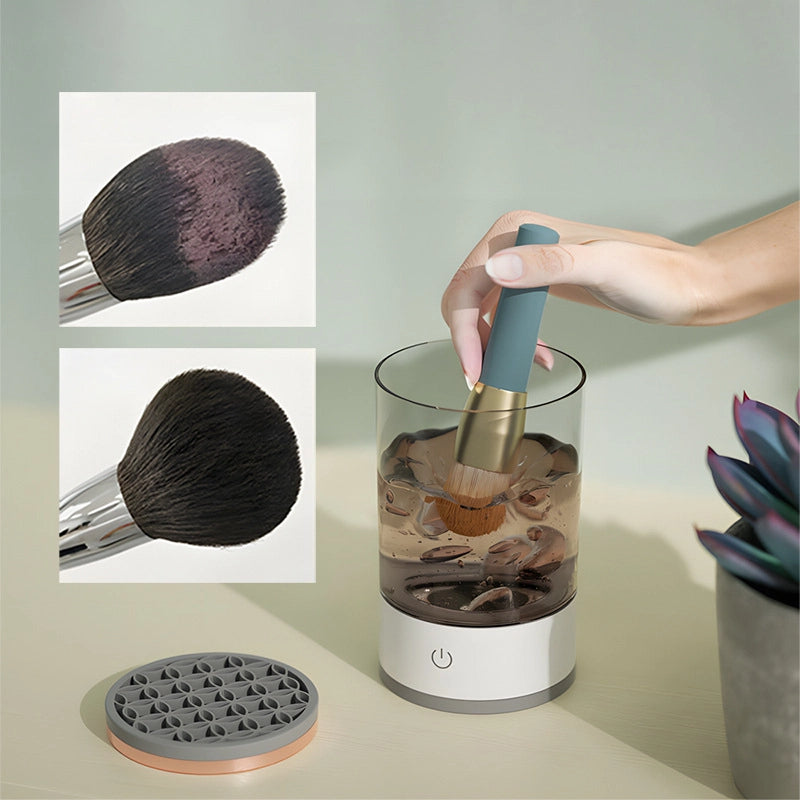 Automatic Makeup Brush Cleaner, Electric Beauty Brush Tool, Cleaning Machine