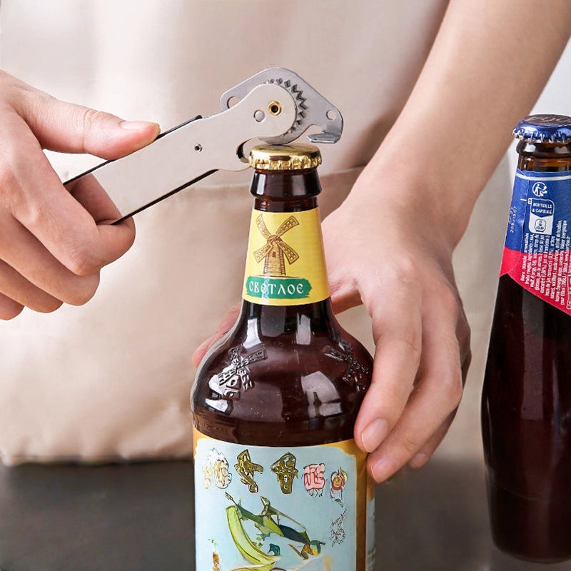 Stainless Steel Can Opener, Multifunctional Tin Can Cutting Special Opener Knife, Beer Opening Tool