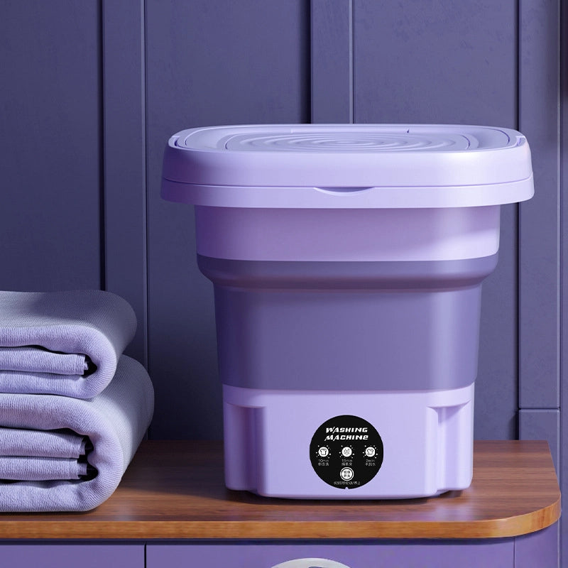 Folding Washing Machine, Household Portable Mini Folding Washing Machine, Underwear Washing Machine, Student Dormitory Washing Machine