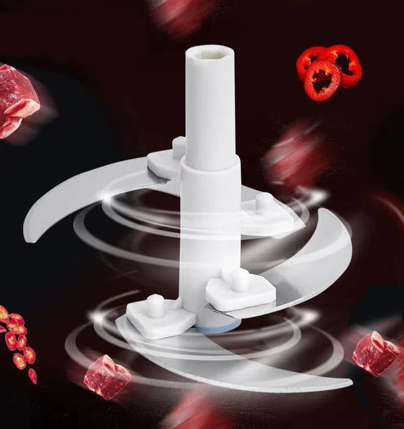 Manual Garlic Crusher And Meat Grinder, Multi-Function Baby Food Maker For Home Kitchen