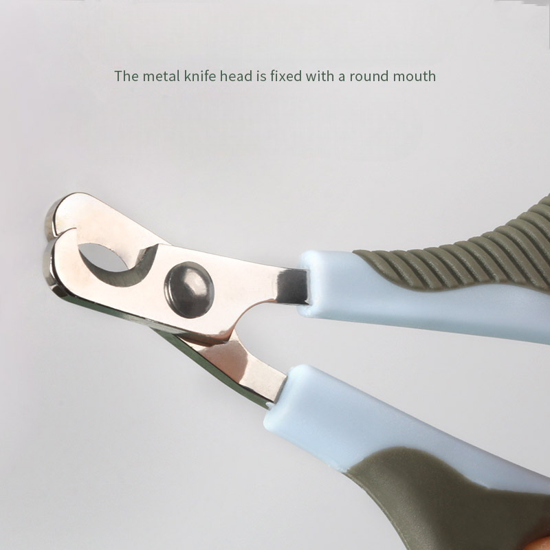 Pet Nail Scissors, Cat Round Hole Small Blind Nail Scissors, Dog Nail Clippers, Grooming Scissors