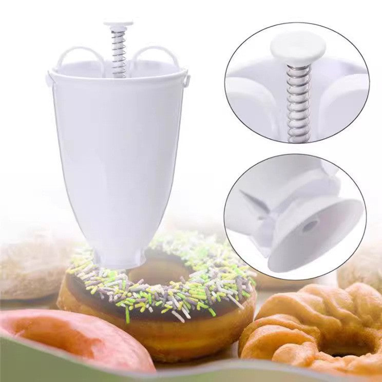 Donut Maker – DIY Baking Mold & Milking Machine, Non-Stick Donut Making Tools for Home Kitchen & Bakery Use