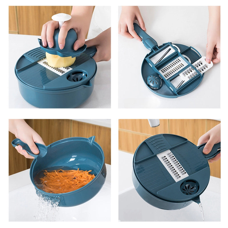 Kitchen Vegetable Cutter, Multifunctional Potato Peeler, Shredder, Home Radish Grater, Slicer, Grate Artifact